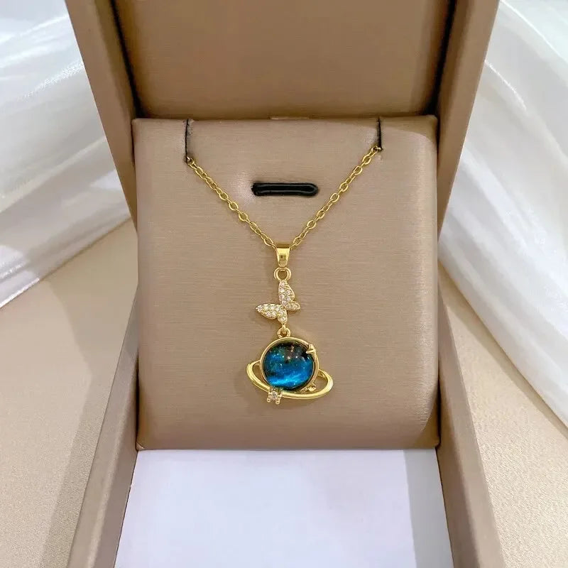 Cosmic Cascade Necklace