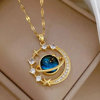 Cosmic Cascade Necklace
