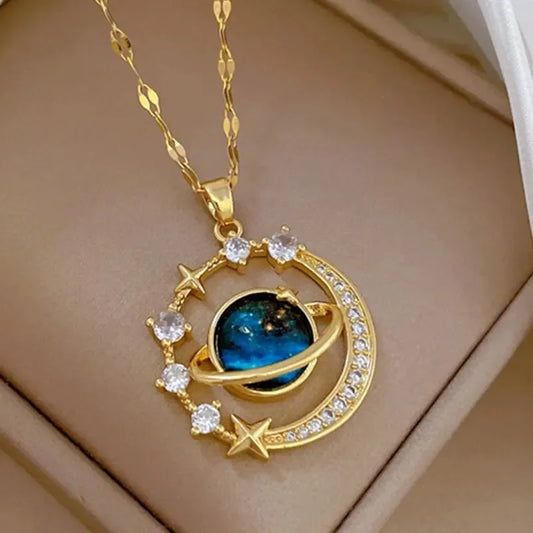 Cosmic Cascade Necklace